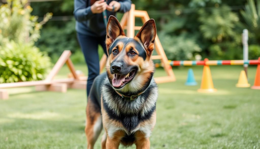 German shepherd lab mix training