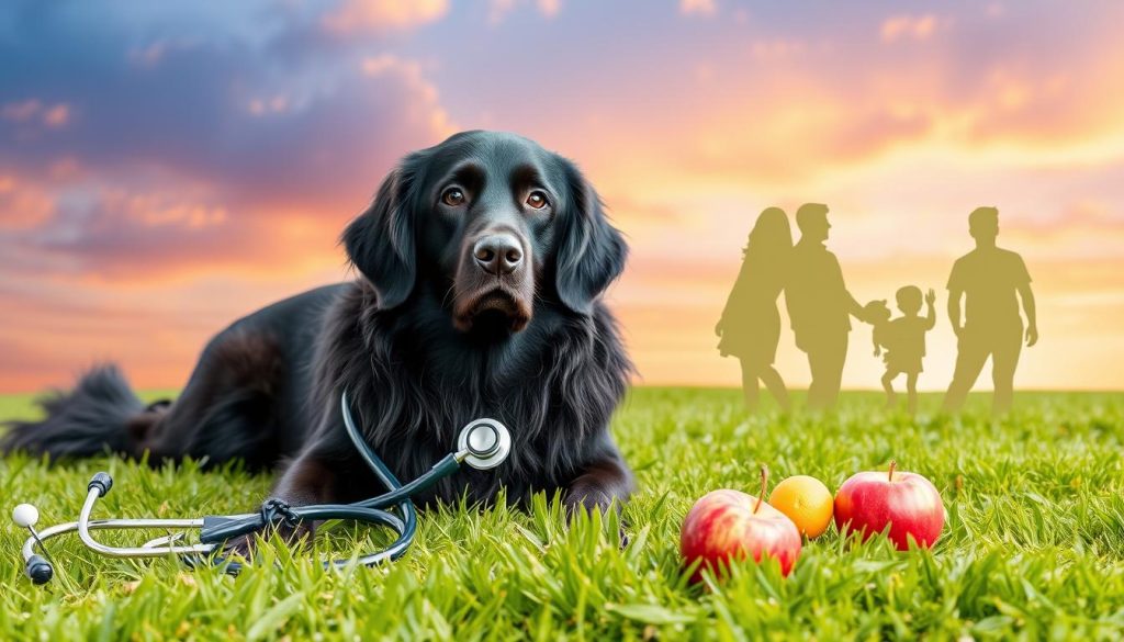 black golden retriever health