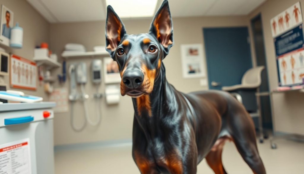 blue doberman health issues