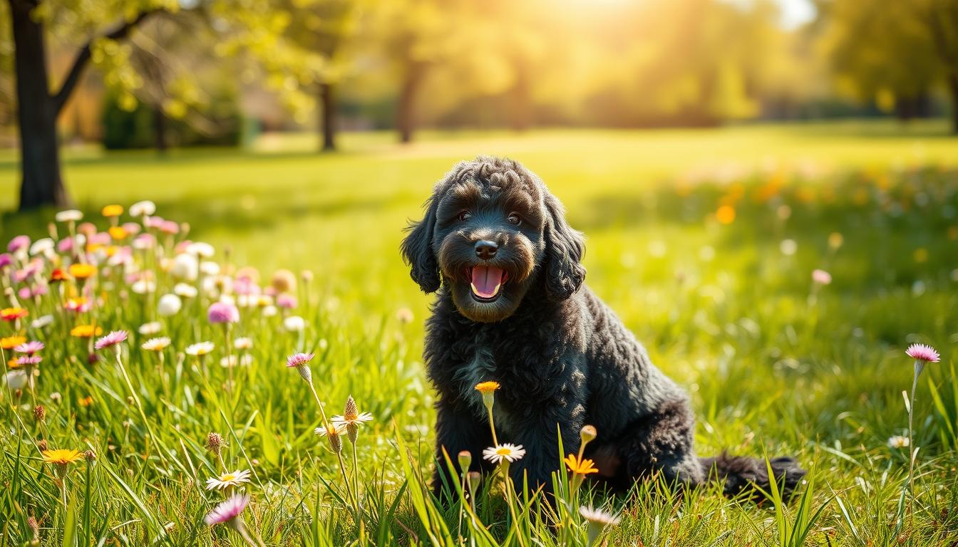 Black goldendoodle