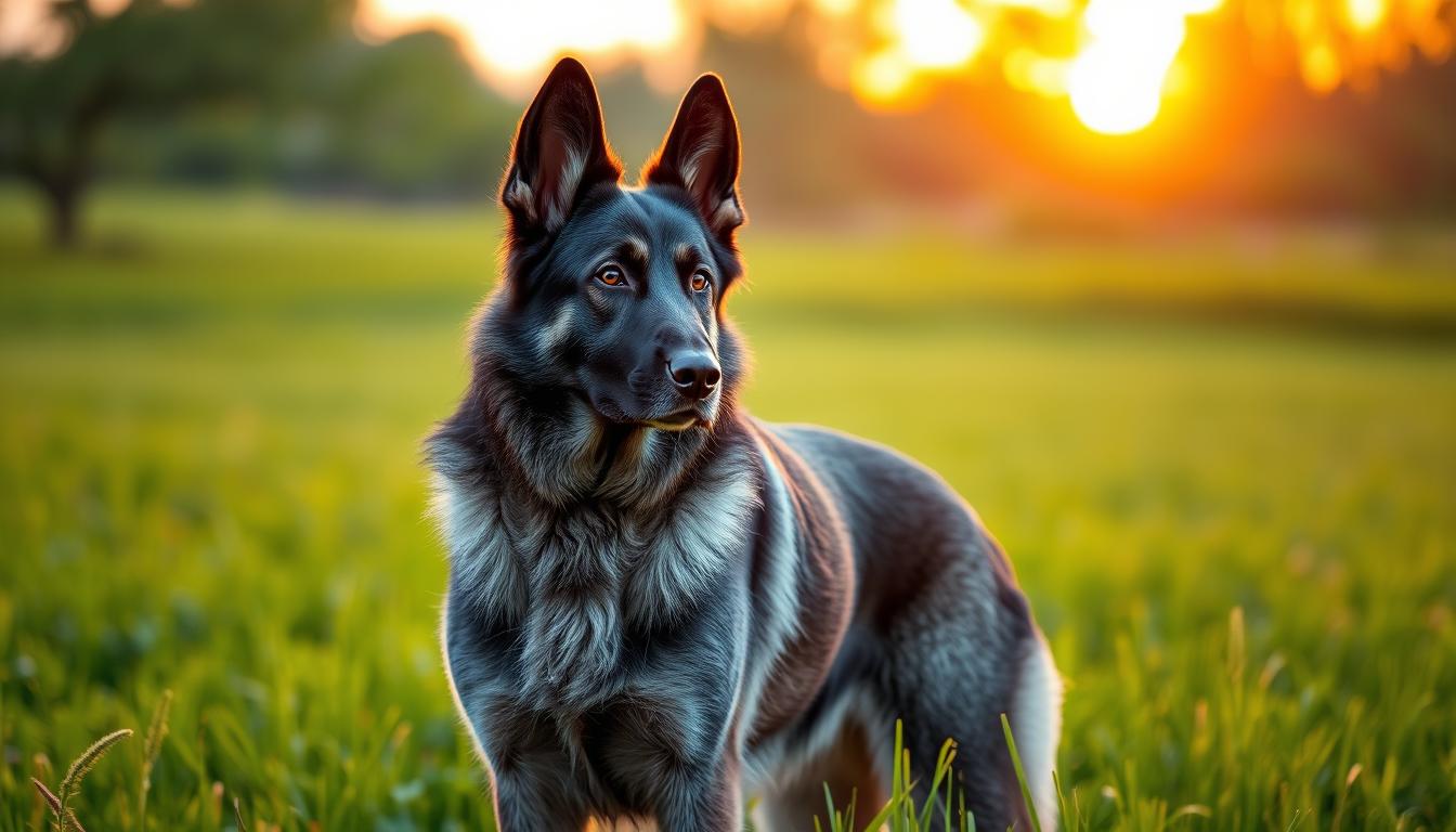 Blue german shepherd