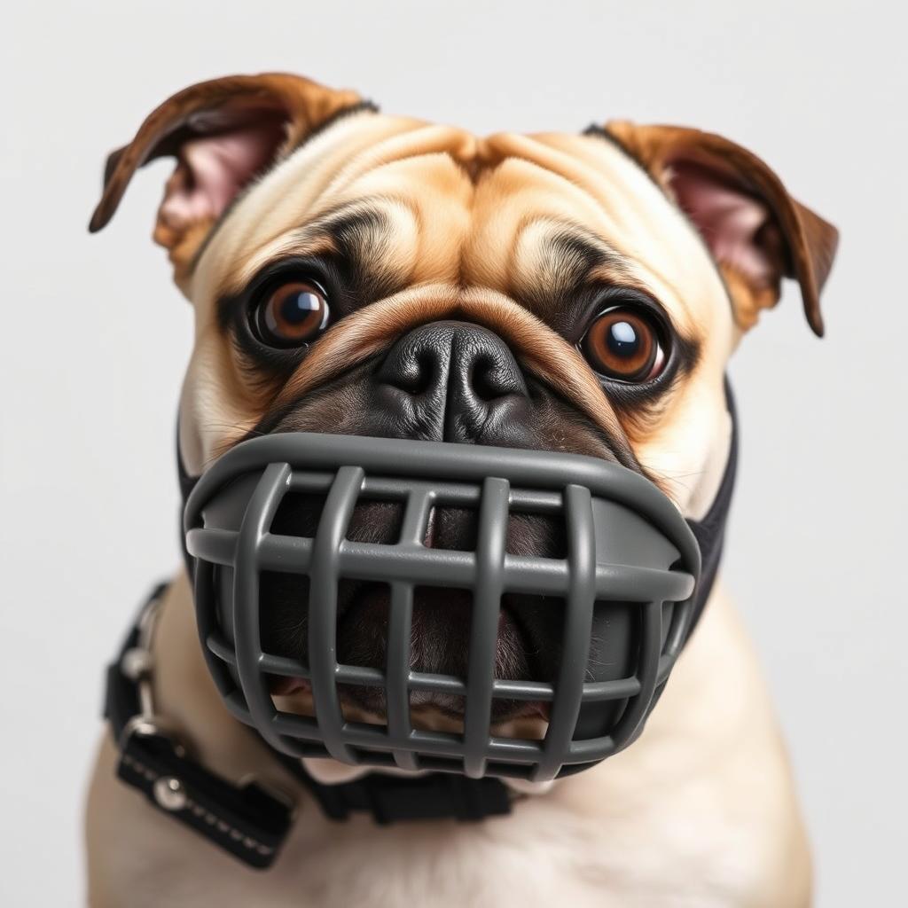 A flat-faced dog breed with a specialized muzzle designed for brachycephalic breeds A flat-faced dog breed with a specialized muzzle designed for brachycephalic breeds