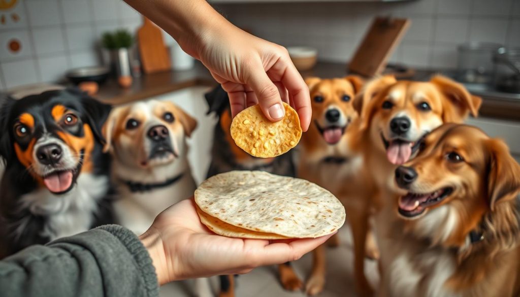 feeding corn tortillas to dogs