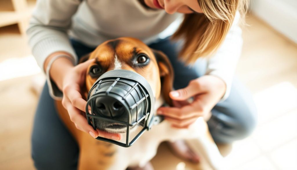 how to muzzle train a dog